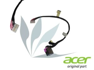 Connecteur d'alimentation carte mère sur câble 135W neuf d'origine Acer pour Acer Aspire A717-71G