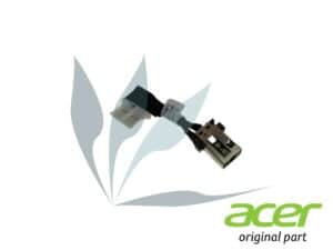 Connecteur d'alimentation carte mère sur câble 45W neuf d'origine Acer pour Acer Spin SP314-51