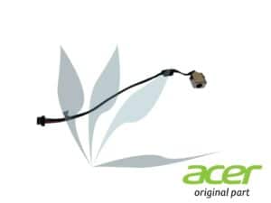 Connecteur d'alimentation carte mère sur câble 40W neuf d'origine Acer pour Acer Aspire One 756