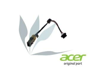 Connecteur d'alimentation carte mère sur câble neuf d'origine Acer pour Acer Aspire One AO1-131