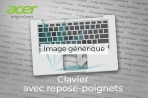 Clavier français avec repose-poignets noir neuf d'origine Acer pour Acer Travelmate TMP238-M