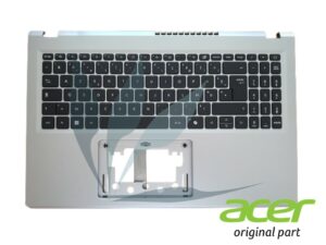 Clavier français avec plasturgie repose-poignets argent neuf d'origine Acer pour Acer Aspire AG15-31P