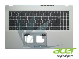 Clavier français avec plasturgie repose-poignets argent neuf d'origine Acer pour Acer Aspire A315-44P