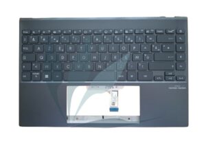 Clavier français noir rétroéclairé avec plasturgie repose-poignets neuf d'origine Asus pour Asus UX325EA