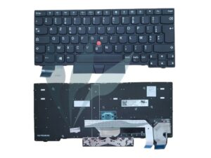 Clavier français rétro-éclairé neuf pour Lenovo Thinkpad X13 Gen 1 (Type 20UF, 20UG)