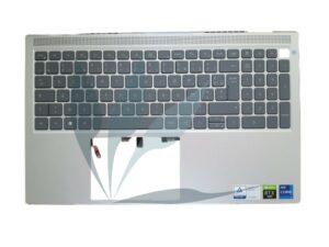 Clavier français rétro-éclairé avec plasturgie repose-poignets neuf pour Dell Inspiron 15-7510