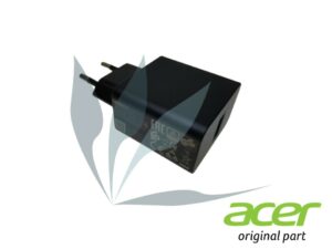 Adaptateur 10W prise européenne neuf d'origine Acer pour Acer Iconia B1-730HD (s'utilise avec un câble type micro USB Acer)