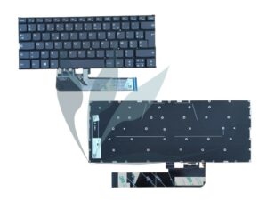 Clavier français gris non rétro-éclairé à sertir pour Lenovo Yoga 530-14IKB