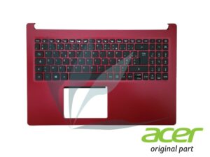 Clavier français avec repose-poignets rouge neuf d'origine Acer pour Acer Aspire A315-34