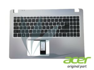 Clavier français rétro-éclairé avec repose-poignets argent neuf d'origine Acer pour Acer Aspire A515-43G